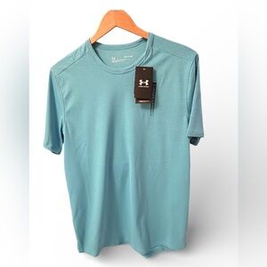 Under Armour CoolSwitch Short Sleeve Tee Men’s Small Blue Loose Fit NWT
